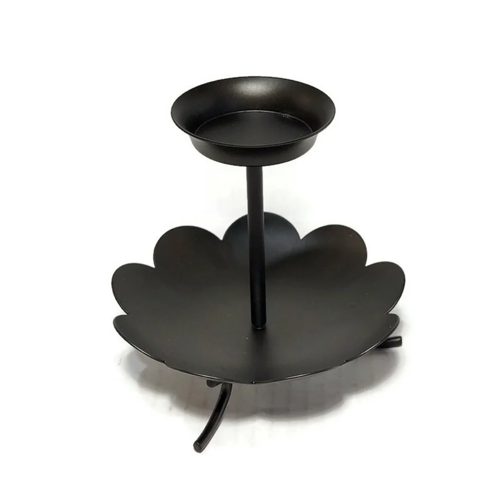 PartyLite Creative Capers Candle Holder Black New in Box P9759 - Picture 5 of 8